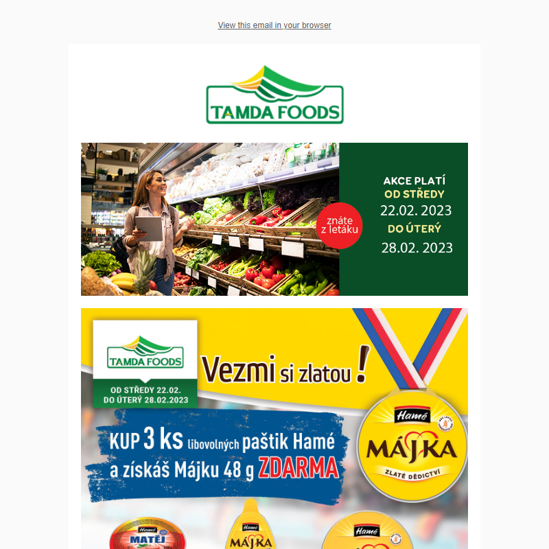 Tamda Foods - Akční nabídky 22.02. - 28.02. 2023