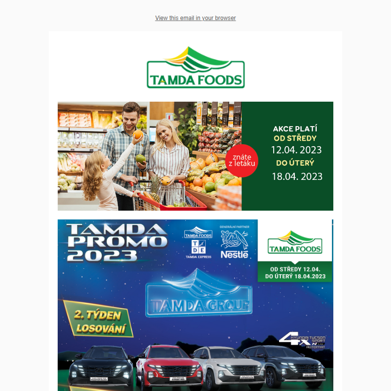 Tamda Foods - Akční nabídky 12.04. - 18.04. 2023