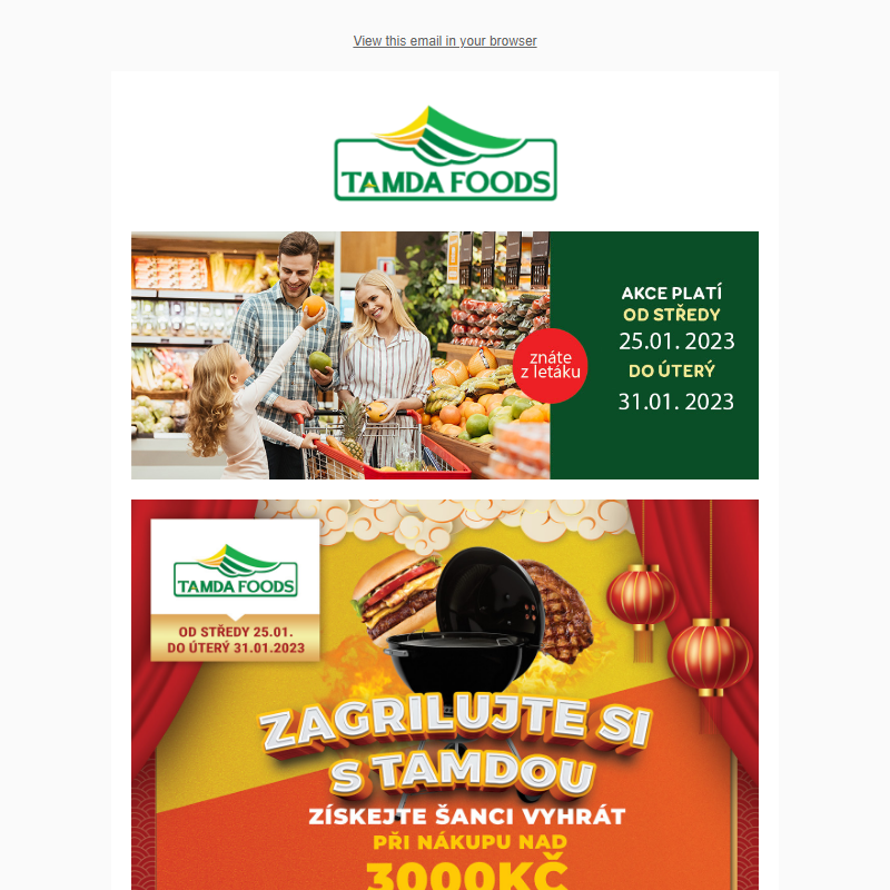 Tamda Foods - Akční nabídky 25.01. - 31.01. 2023