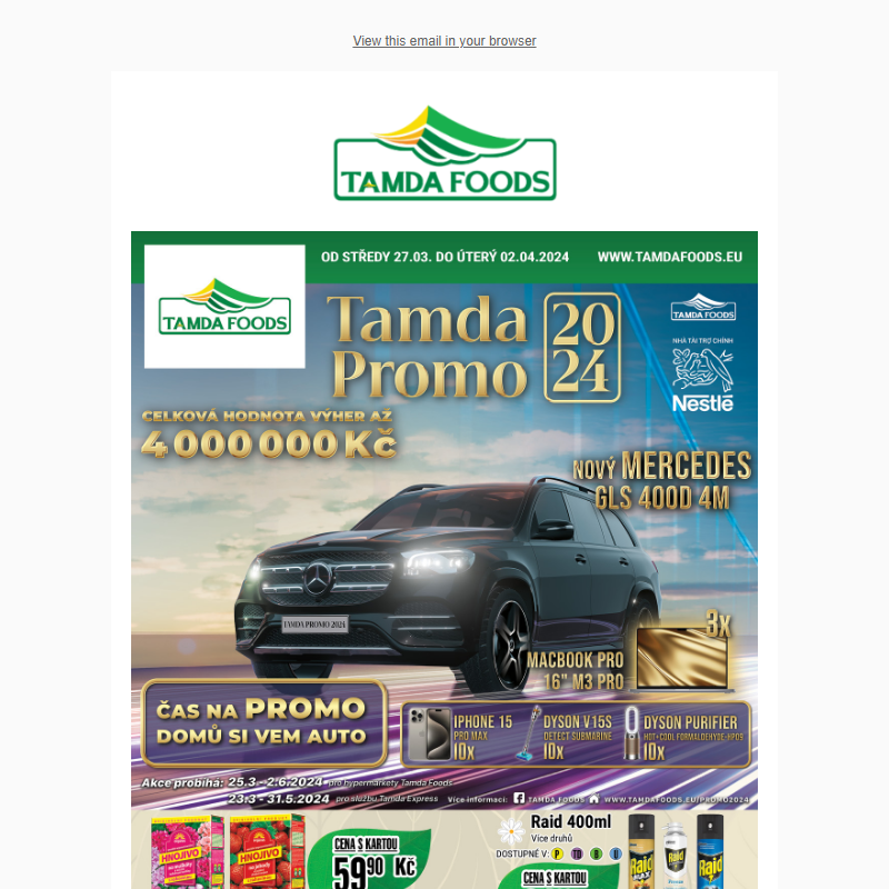 Tamda Foods - Akční nabídky 27.03. - 02.04.2024