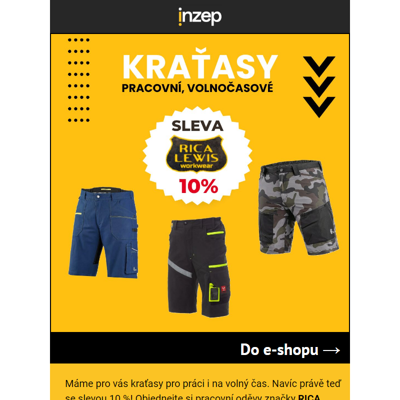 _ Nabídka měsíce června: Sleva 10 % na pracovní oděvy od RICA LEWIS