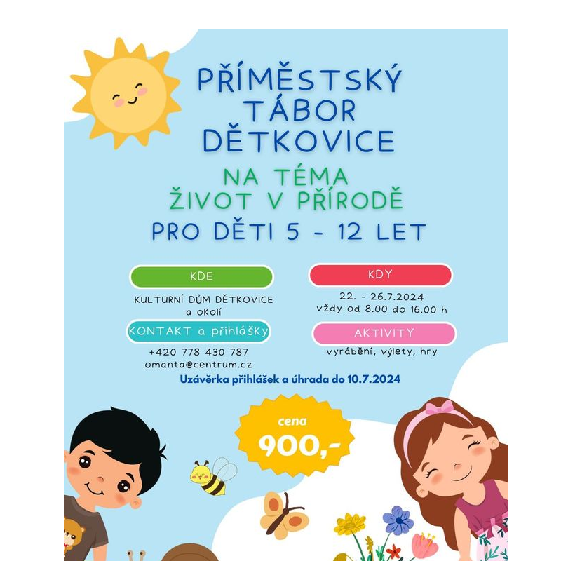 Příměstský tábor Dětkovice