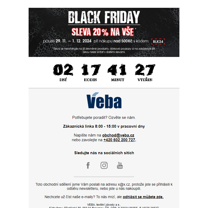 Akce Black Friday právě začala!