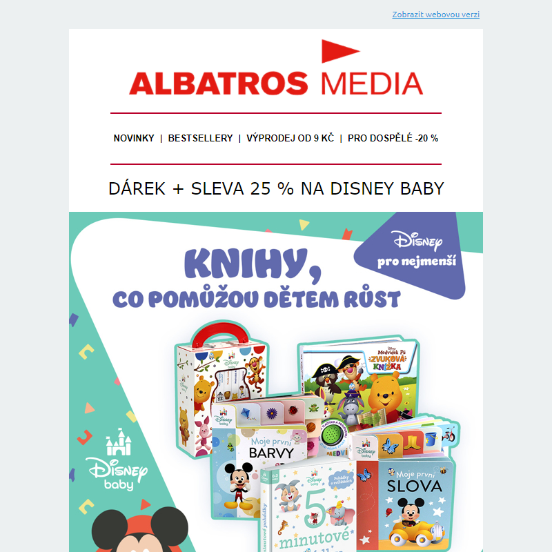 Disney Baby se slevou 25 % a dárkem