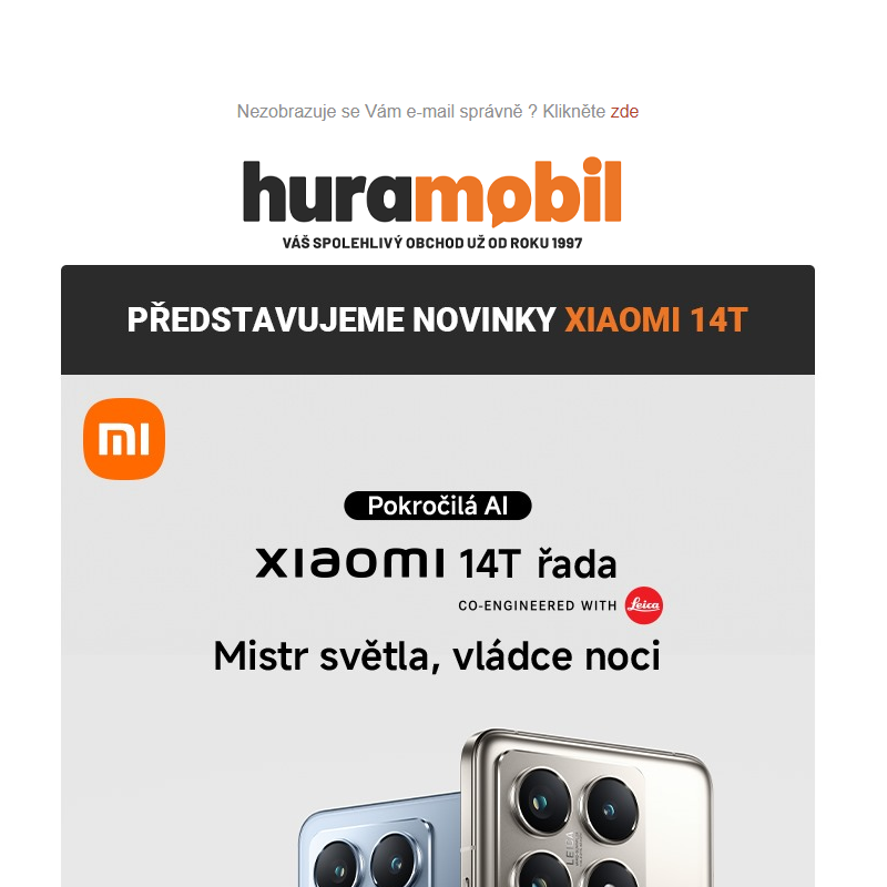 Představujeme ti novinky Xiaomi 14T _