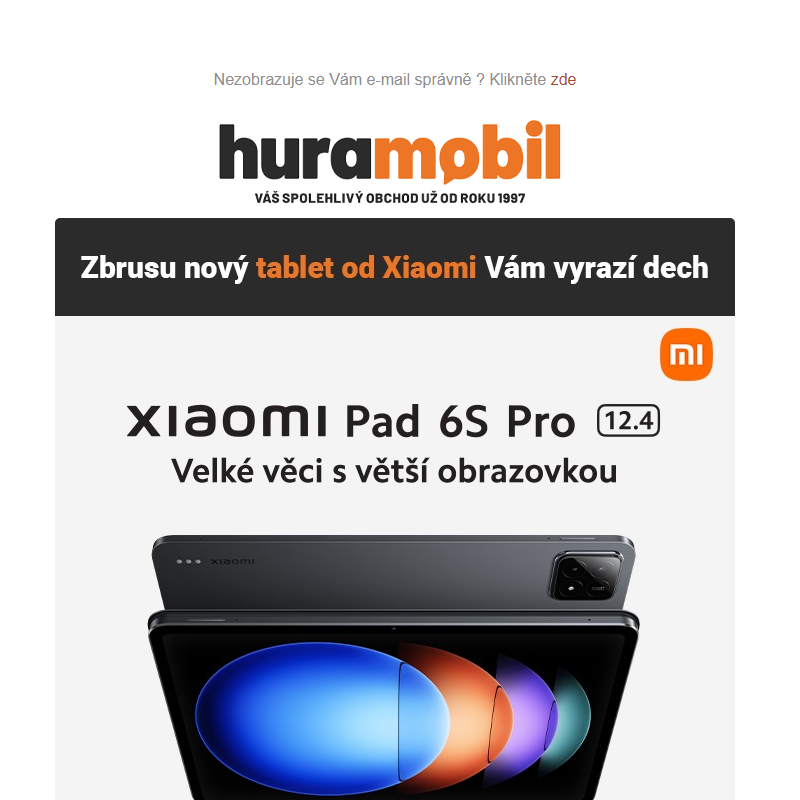 Novinka Xiaomi Pad 6S Pro v prodeji _