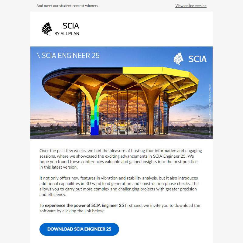 SCIA Engineer 25 is available for download!