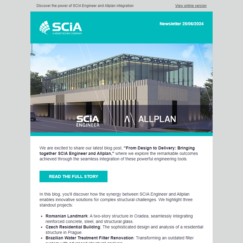 SCIA Engineer & Allplan collaborate to overcome complex engineering challenges