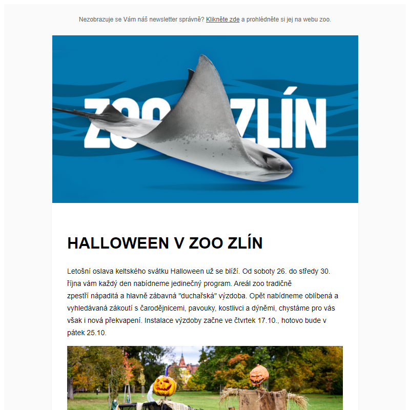 Halloween v Zoo Zlín