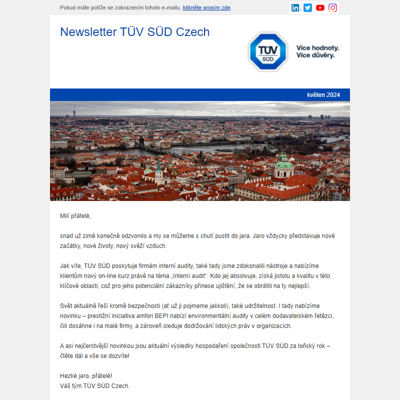 Newsletter TÜV SÜD Czech 3/2024