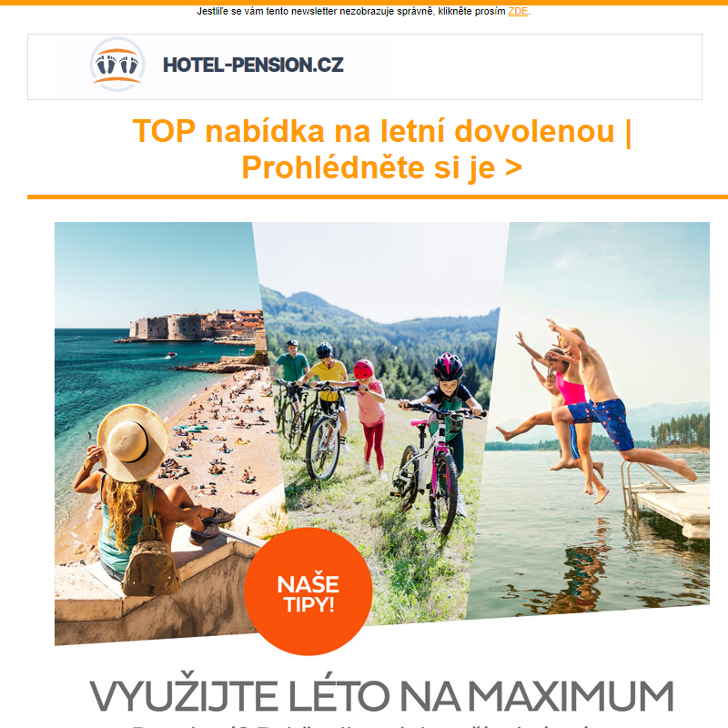 TOP nabídka na letní dovolenou | Prohlédněte si je >