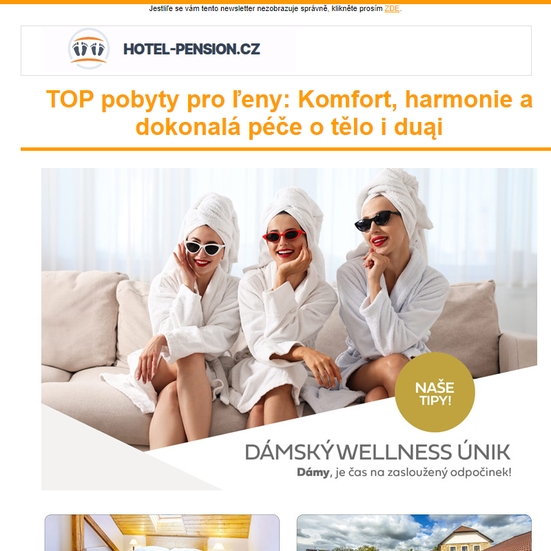 TOP pobyty pro ženy: Komfort, harmonie a dokonalá péče o tělo i duši