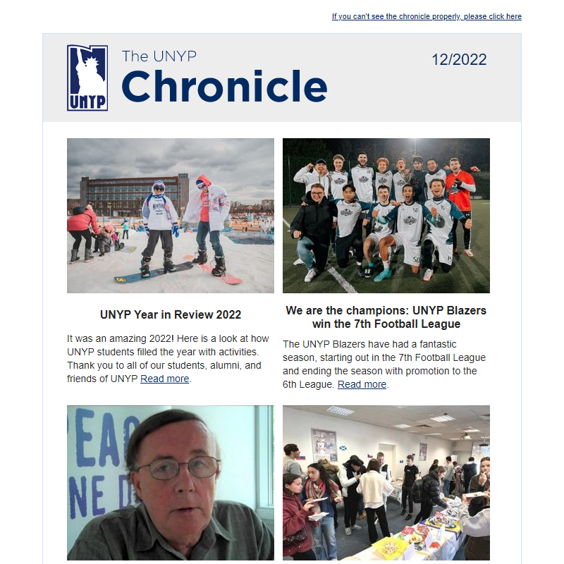 UNYP Chronicle 12/22