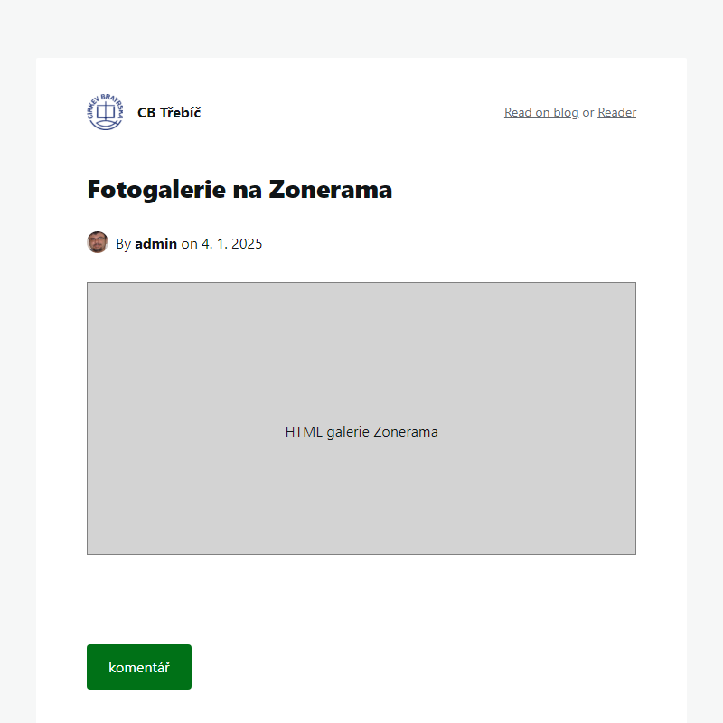 Fotogalerie na Zonerama