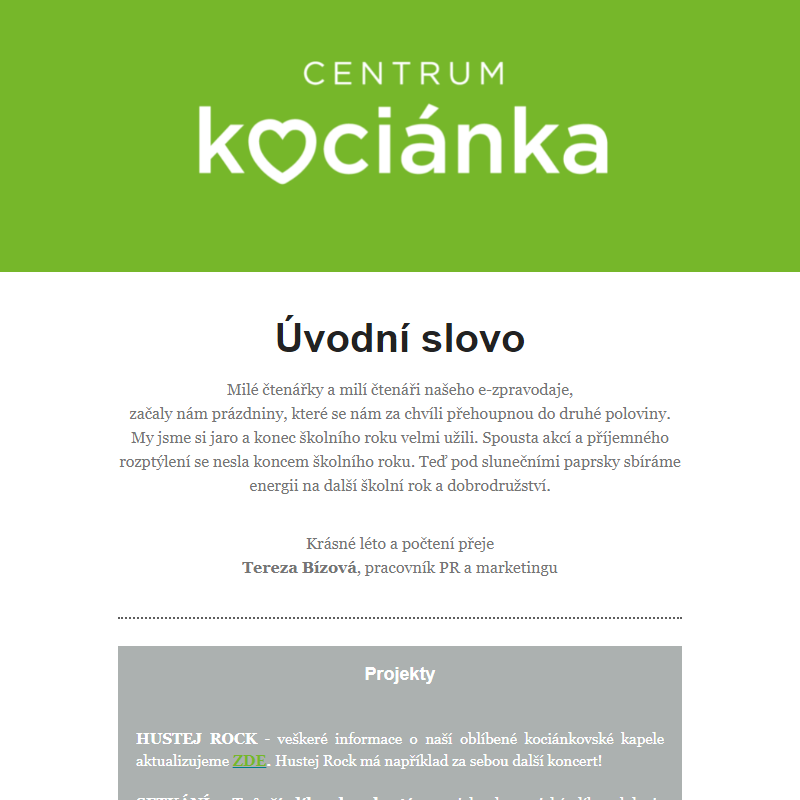 e-zpravodaj III/2024 Centrum Kociánka _