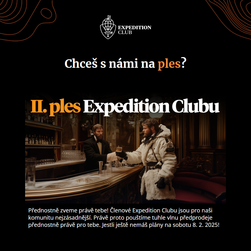 _ Druhá vlna lístků na II. ples Expedition Clubu je tady!