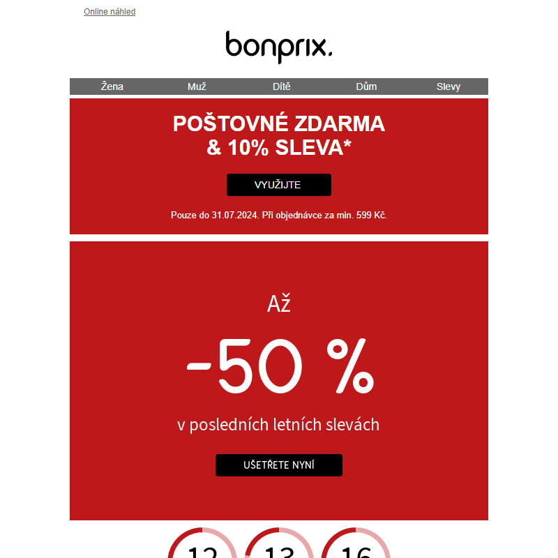 Dnes: 10% sleva a poštovné ZDARMA