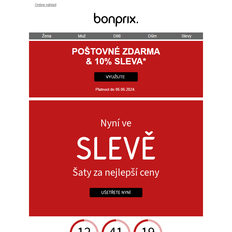 Pouze krátce: 10% sleva a poštovné zdarma