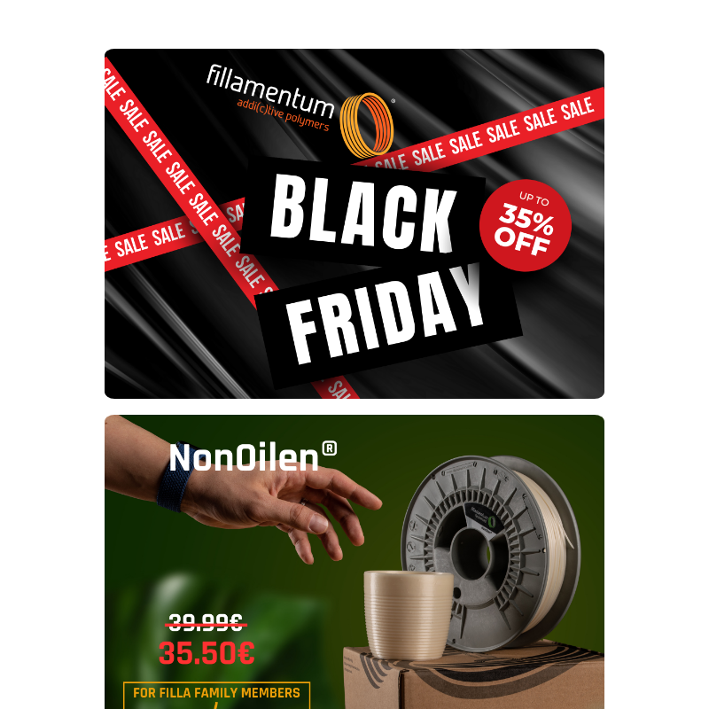 _Black Friday: Don't Miss Fillamentum Bestsellers at the Lowest Prices! _