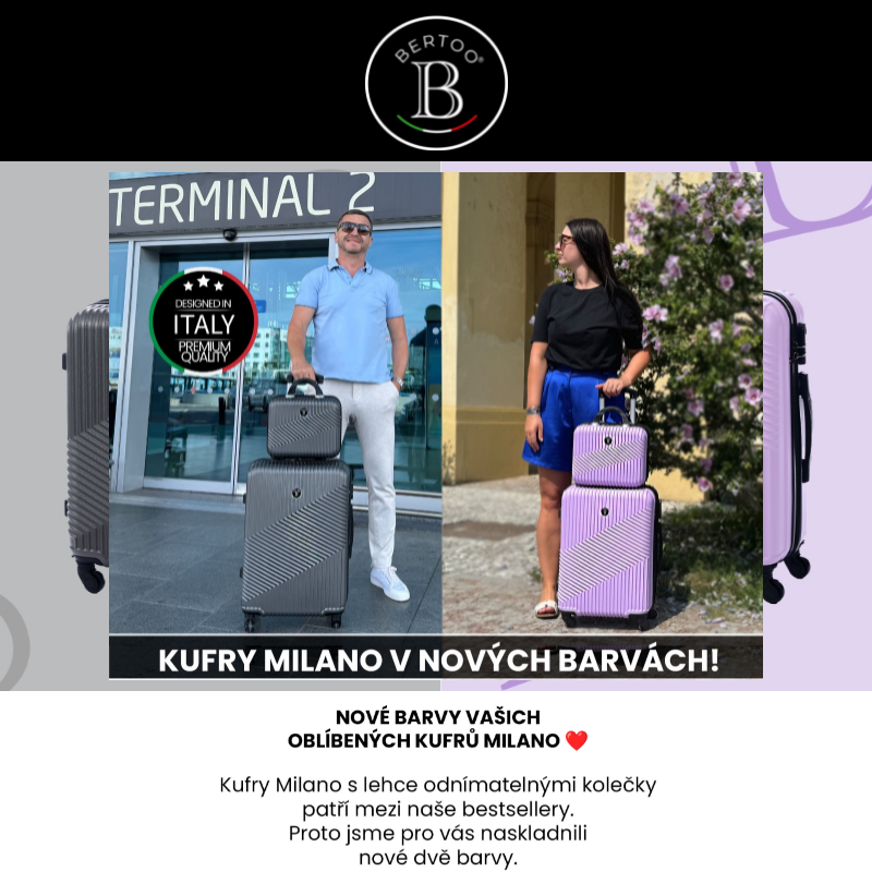 Kufry milano v nových barvách__-BERTOO