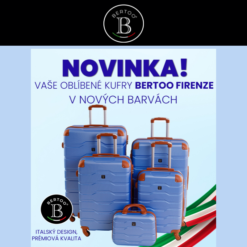 Vaše oblíbené kufry Firenze v nových barvách__-BERTOO