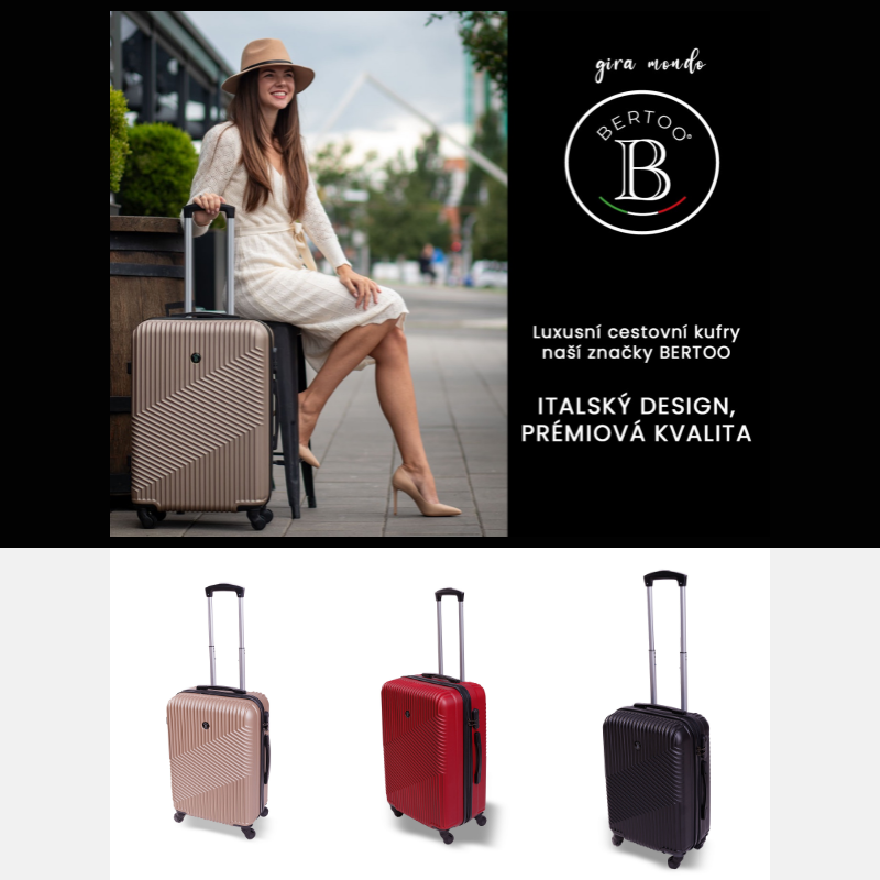 __Vaše oblíbené cestovní kufry za bezkonkurenční ceny - BERTOO__