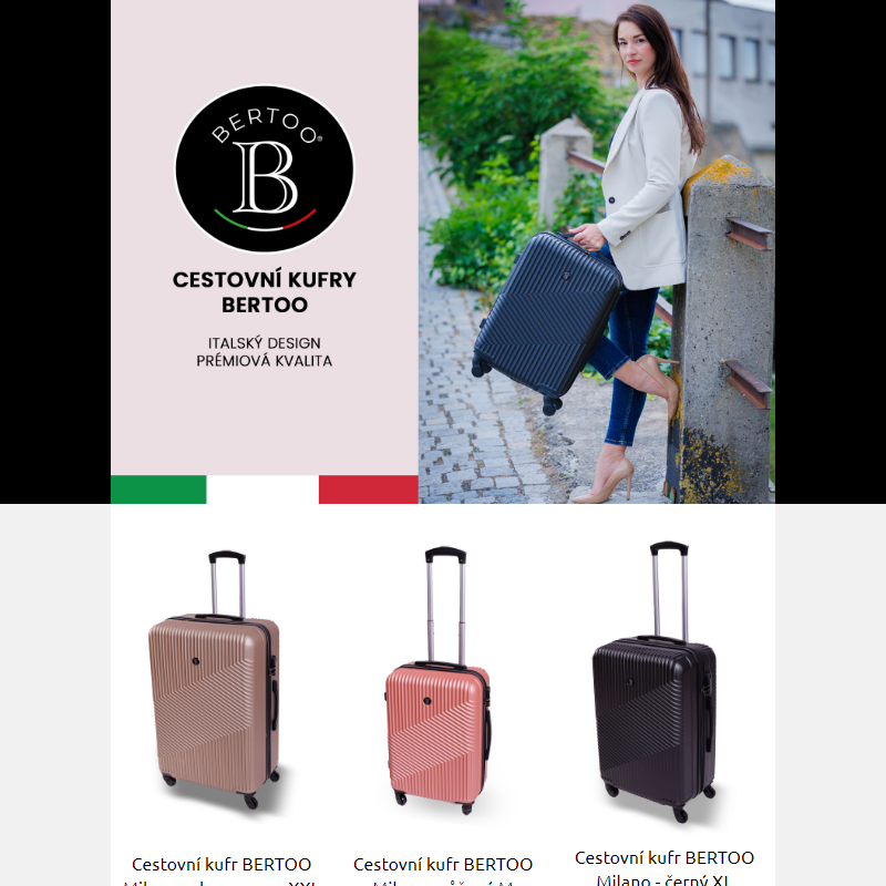 ____BERTOO kufry - italský design, prémiová kvalita____