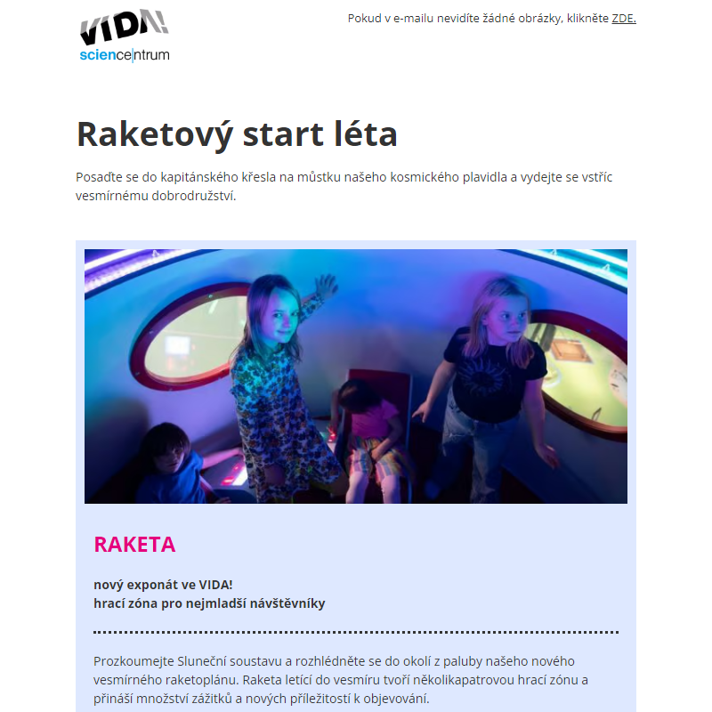 _ Raketový start léta