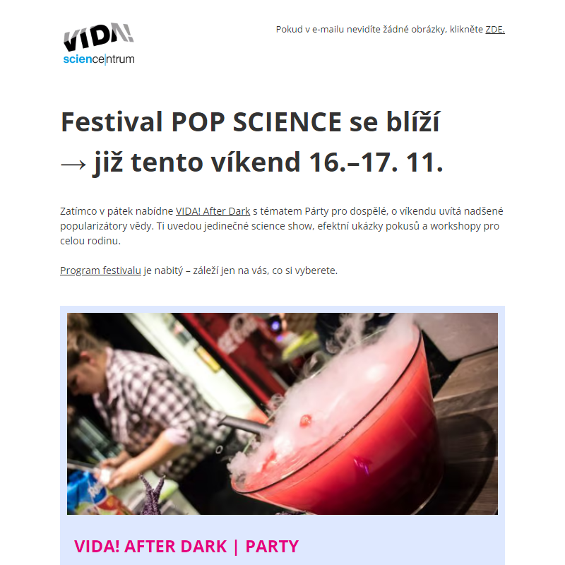 POP SCIENCE – již tento týden