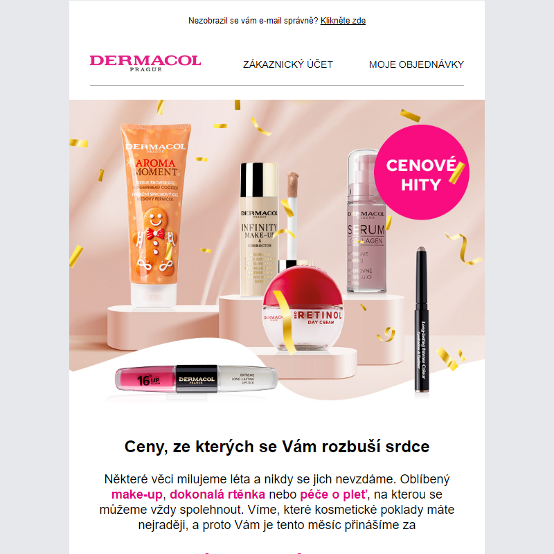 Vaše oblíbené beauty produkty za akční ceny