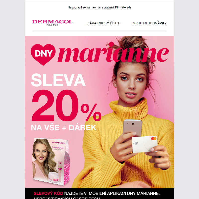 Sleva 20 % na vše + dárek zítra končí! 