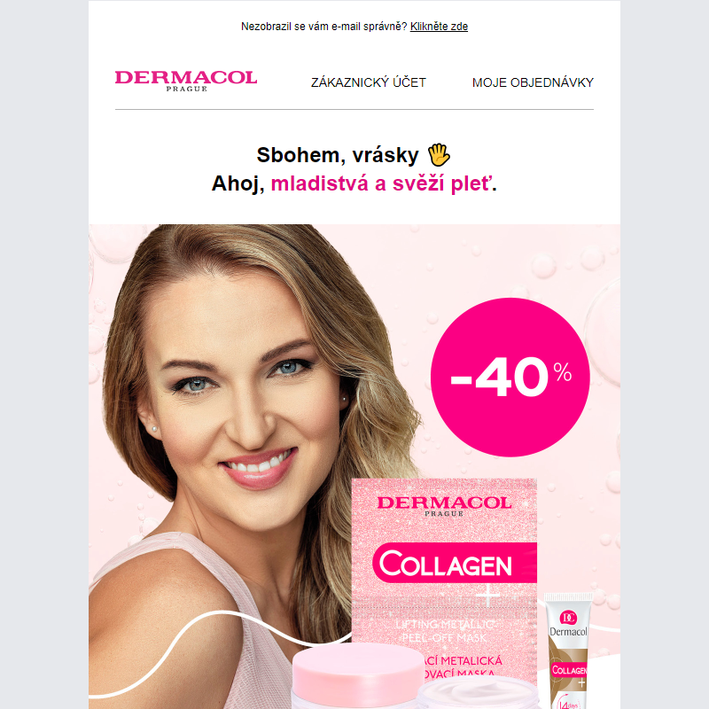 Vrásky nemají šanci! Collagen+ nyní se slevou 40 %