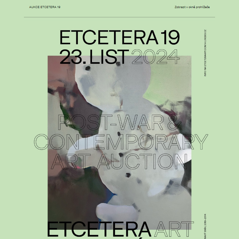 AUKCE ETCETERA 19 _ KATALOG ONLINE!