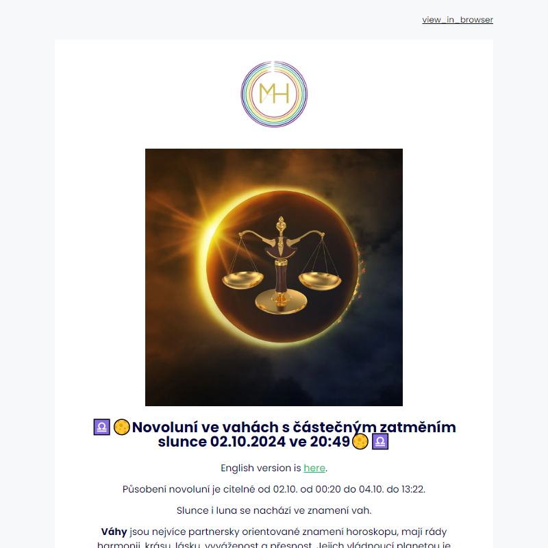 Jak využít energii novoluní ve vahách? __How to use the energy of the new moon in Libra?