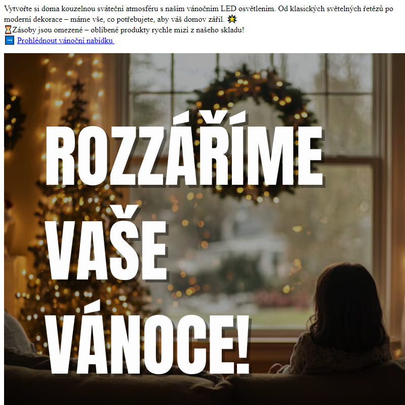 _ Rozzáříme vaše Vánoce! _Oblíbené produkty ale rychle mizí...