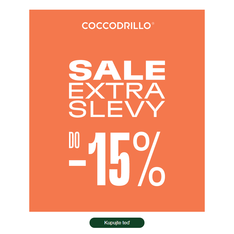 _Sale až -50% trvá! Nyní s extra slevou -15% 