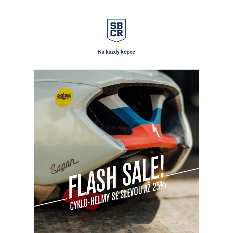 Flash sale - ceny cyklistických helem letí dolů!