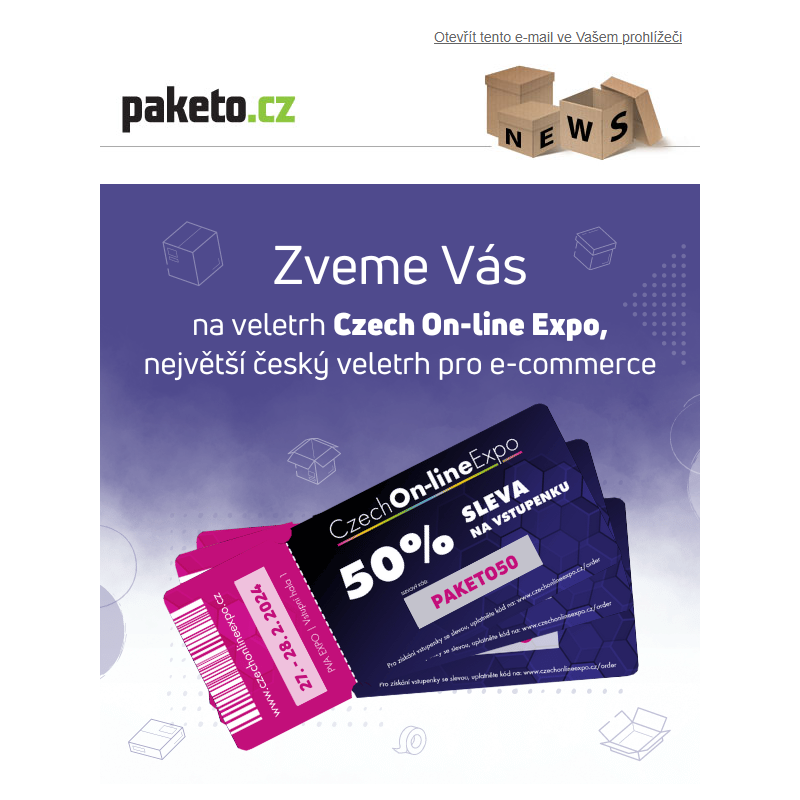 Zveme Vás na Czech On-line Expo 2024