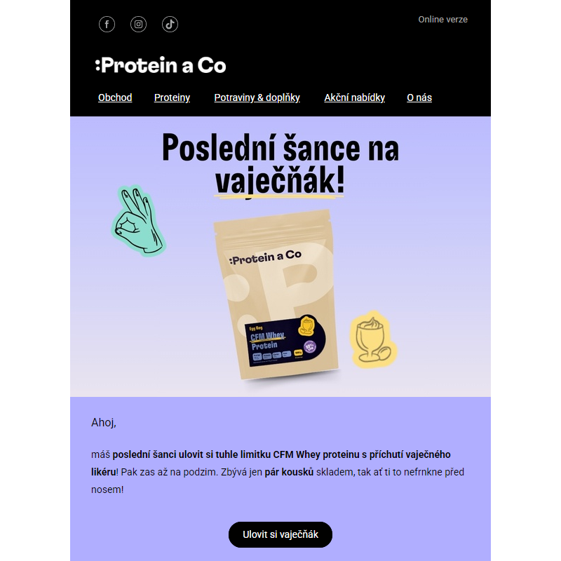 Poslední šance ulovit vaječňák_