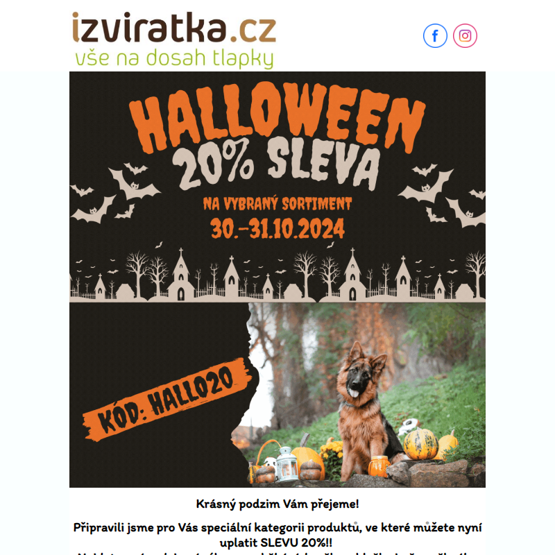 _ Halloween se slevou 20% _