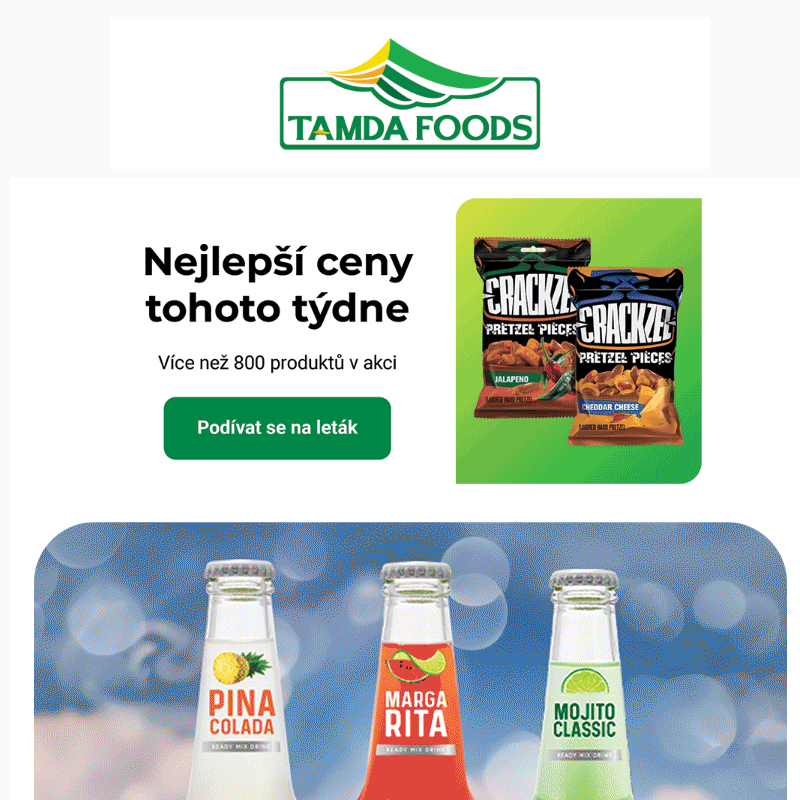 Velké slevy v Tamda Foods najdete od 19.02.2025 do 25.02.2025!