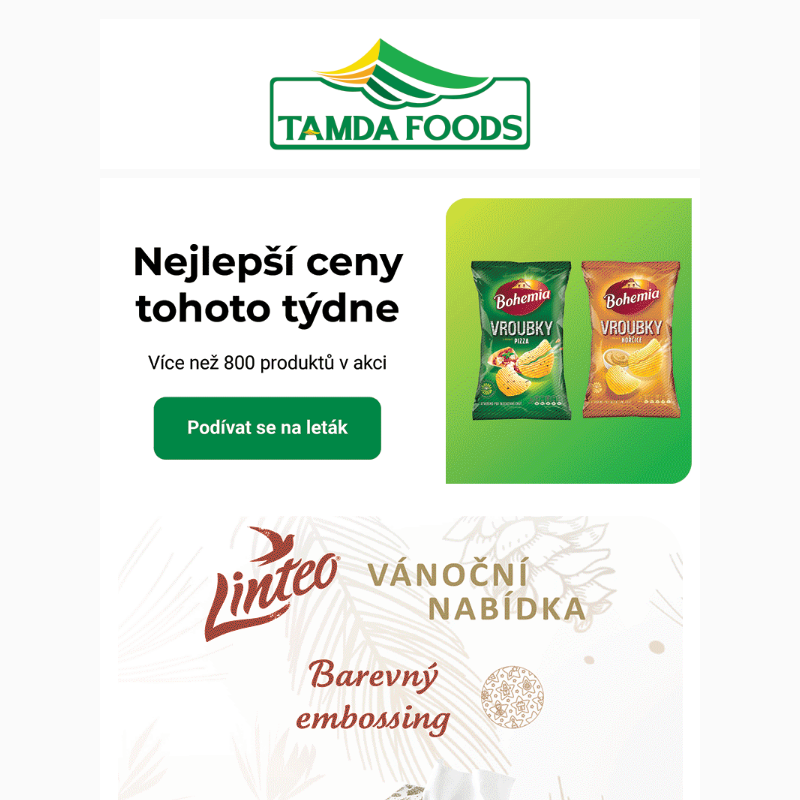 Tamda Foods - Podzimní trháky jsou tu! 30.10.-5.11.2024