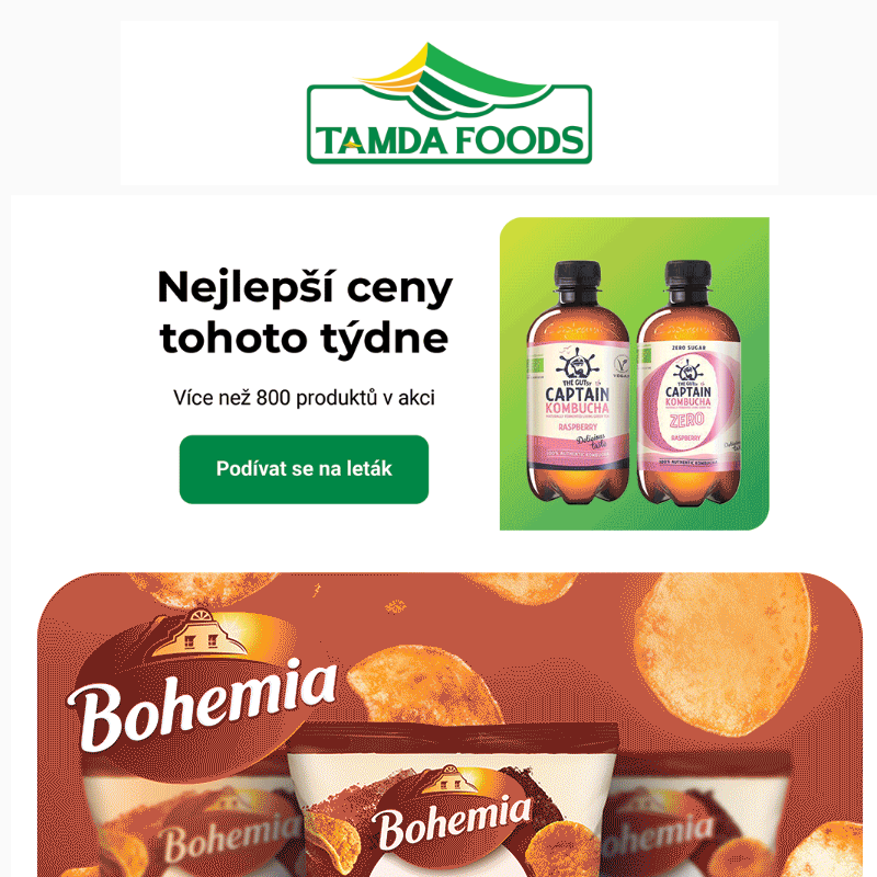 Velké slevy a akce najdete v Tamda Foods od 05.03.2025 do 11.03.2025!