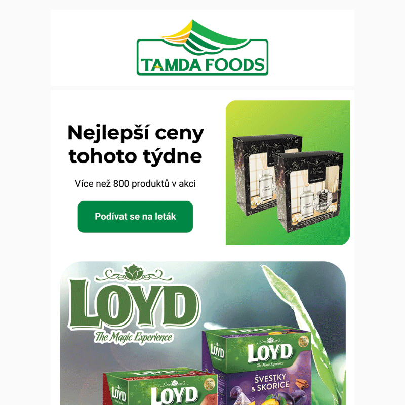 Tamda Foods - Vánoční ceny Tamda Foods od 18.12.-24.12.2024!_