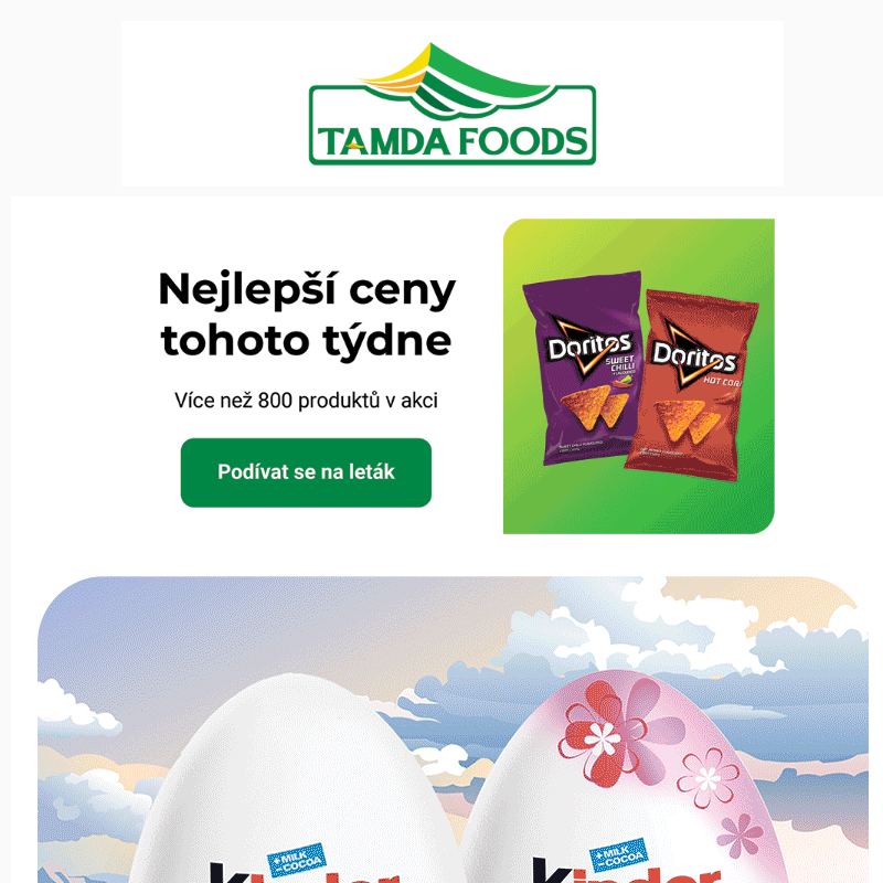 Velké slevy v Tamda Foods najdete od 12.02.2025 do 18.02.2025!