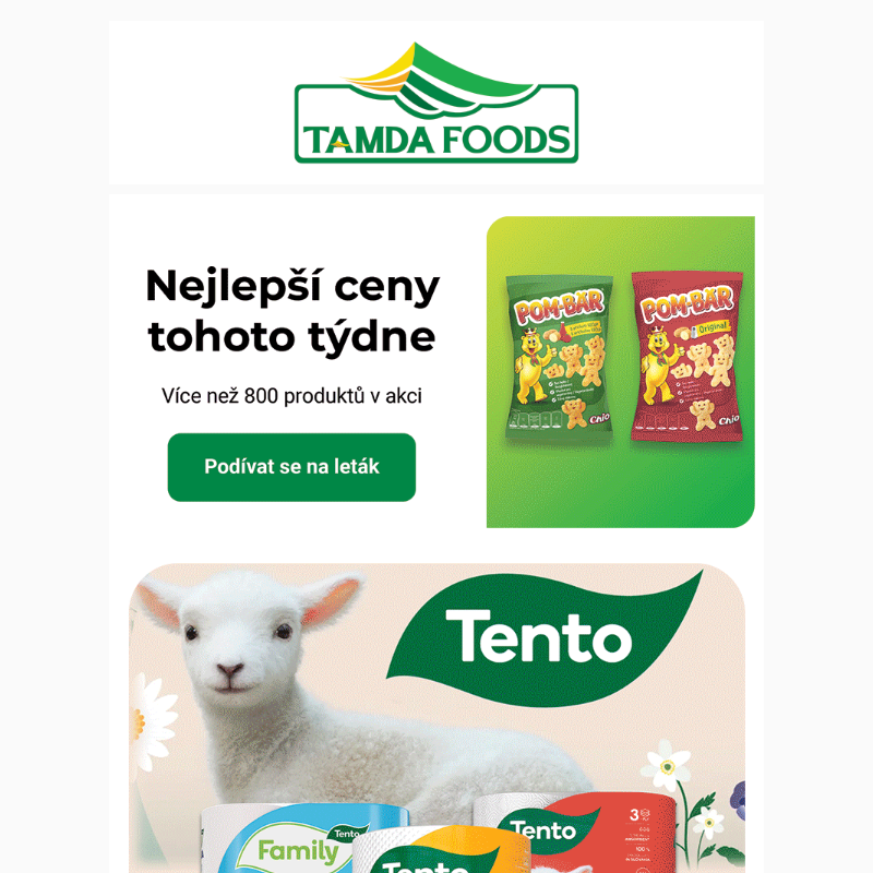 Tamda Foods - Týdenní trháky jsou tu! 11.09.-17.09.2024 _