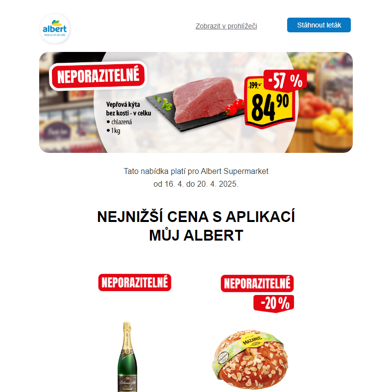 VELIKOAKCE vrcholí! Akční ceny už jen do neděle _