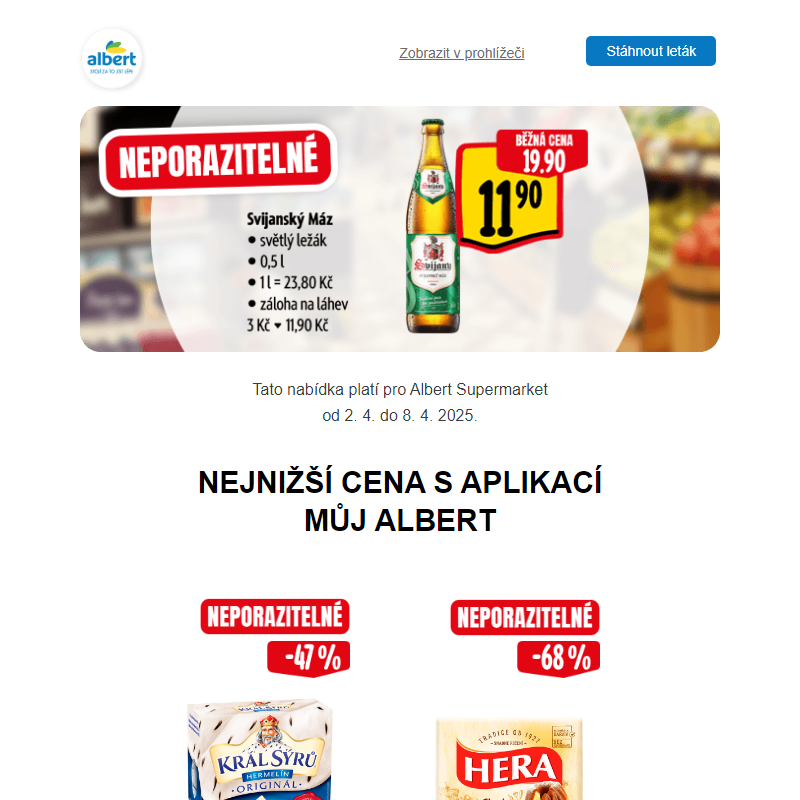Od středy do středy. Nový leták je tu!