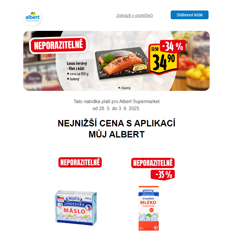 Poslední nálož květnových slev __