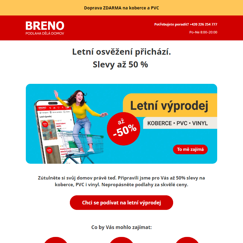 Letní osvěžení přichází _ Nenechte si ujít slevy až 50 %